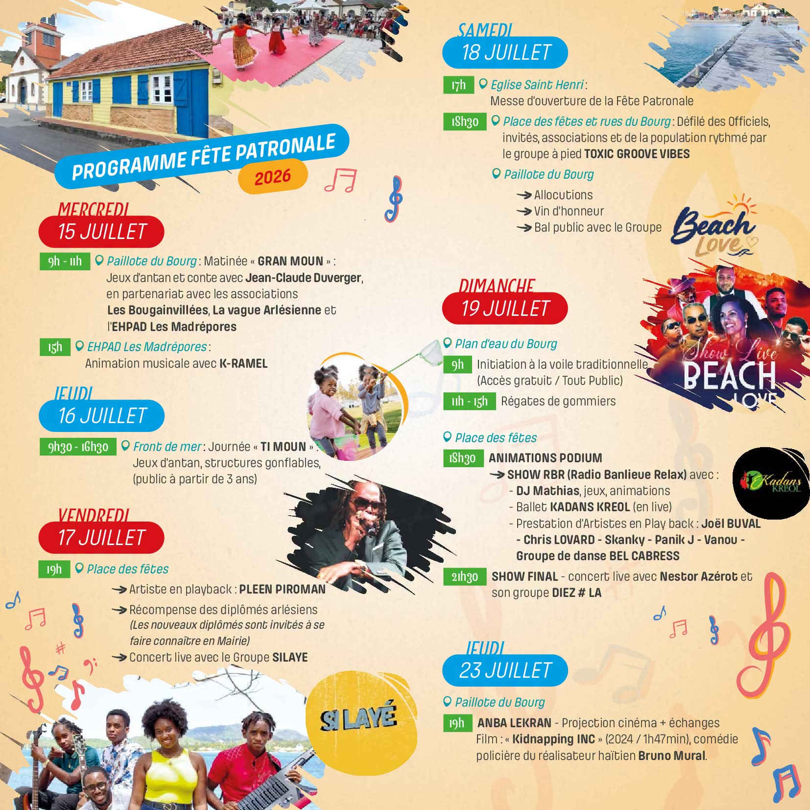 Affiche : LA FÊTE PATRONALE APPROCHE