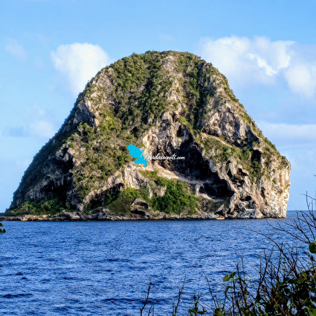 Le Rocher du Diamant vu depuis la Maison du Bagnard